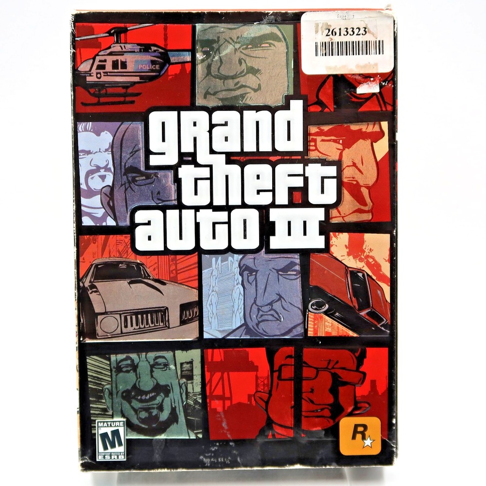 Grand Theft Auto III PC 2002 Small Box New Sealed Rockstar Games Windows GTA 3